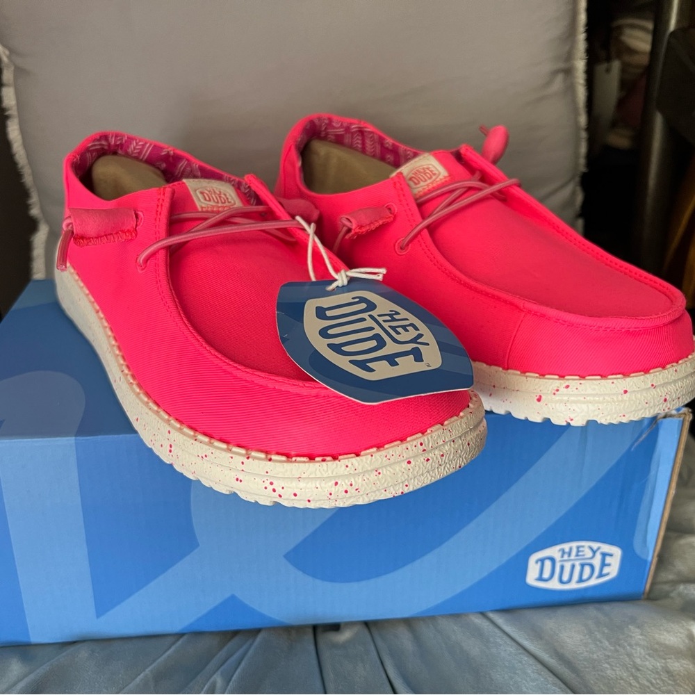 Hey Dude Pink Casual Shoes